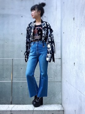 fukuchanさん（レディース・154cm）の夏コーディネート