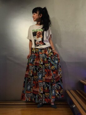 fukuchanさん（レディース・154cm）の夏コーディネート
