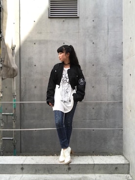 「g.v.g.v」｜fukuchanさん（レディース・154cm）の夏コーディネート