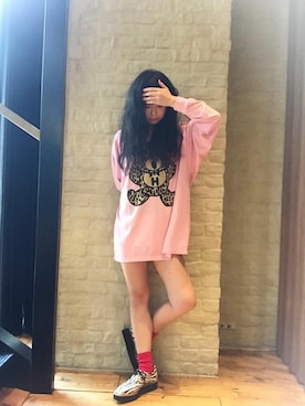 「子供服」｜「アイテム（モカシン/デッキシューズ）」を使った、fukuchanさん（レディース・154cm）の秋コーディネート