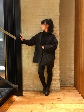 fukuchanさん（レディース・154cm）の冬コーディネート