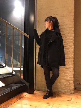 fukuchanさん（レディース・154cm）の冬コーディネート