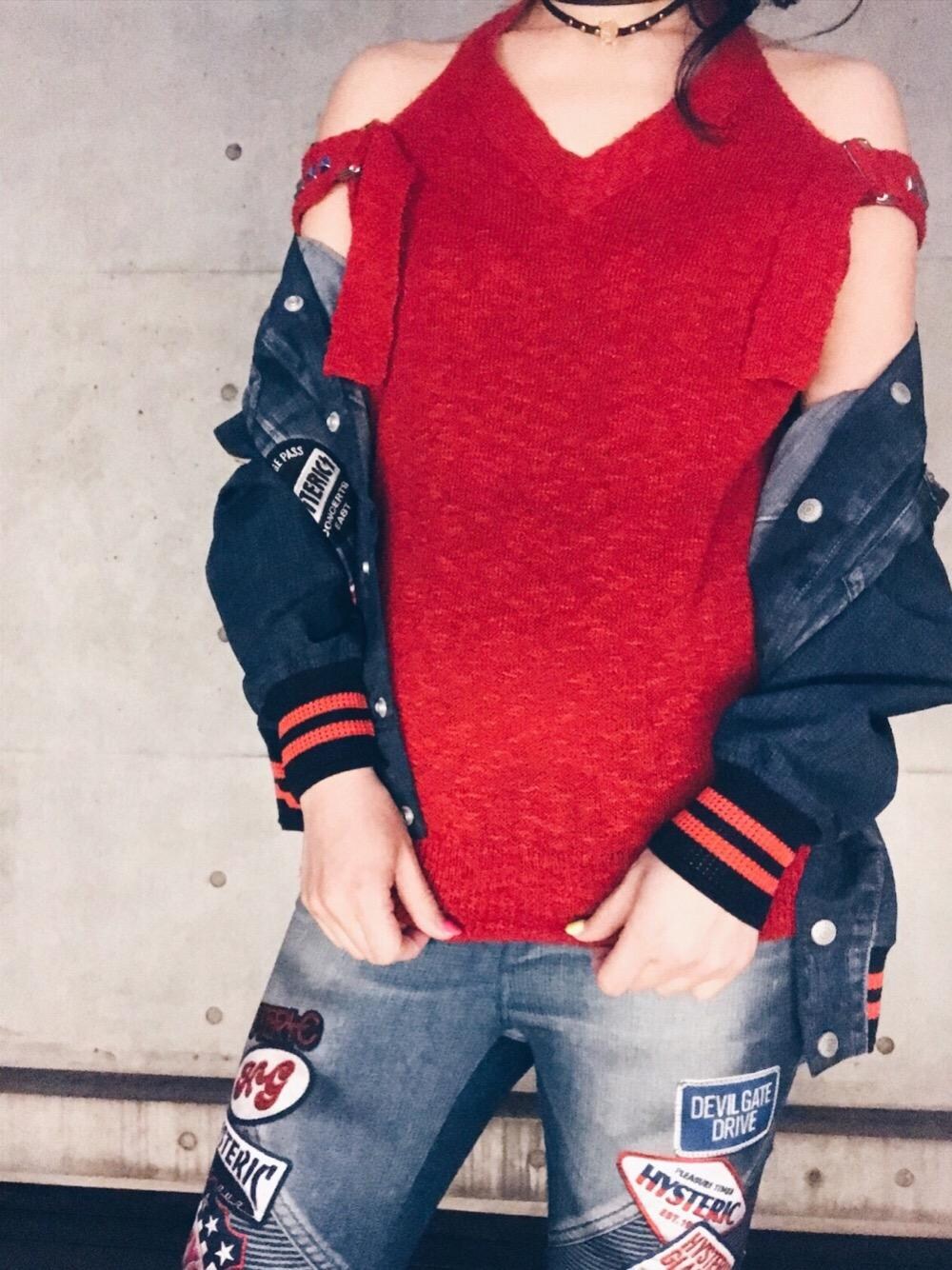 ヒステリックグラマー CLASSIC PATCH pt リブブルゾン HYSTERIC GLAMOUR（ヒステリックグラマー）の「CLASSIC PATCH pt