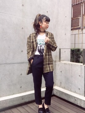 fukuchanさん（レディース・154cm）の夏コーディネート