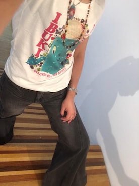 「イブキ展」｜fukuchanさん（レディース・154cm）の夏コーディネート