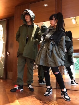 「ビックＴシャツ」｜fukuchanさん（レディース・154cm）の秋コーディネート