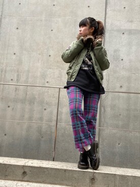 fukuchanさん(レディース・154cm)の冬コーディネート