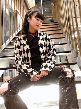 fukuchanさん(レディース・154cm)の冬コーディネート