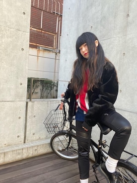 fukuchanさん（レディース・154cm）の冬コーディネート