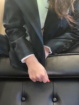 「ブラックウォッチ」｜fukuchanさん（レディース・154cm）の冬コーディネート