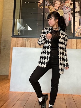 fukuchanさん(レディース・154cm)の冬コーディネート