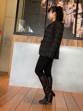 fukuchanさん(レディース・154cm)の冬コーディネート