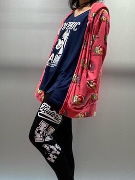 HYSTERIC GLAMOURのレギンス/スパッツを使った人気ファッション