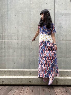 fukuchanさん（レディース・154cm）の夏コーディネート