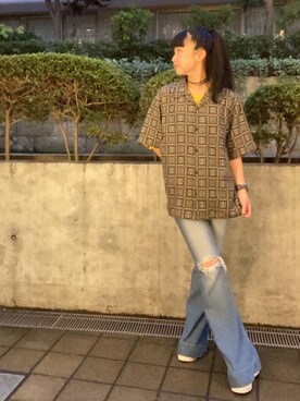 fukuchanさん（レディース・154cm）の夏コーディネート