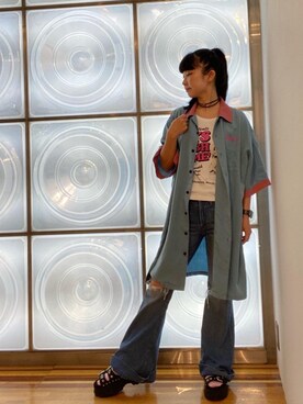 fukuchanさん（レディース・154cm）の夏コーディネート