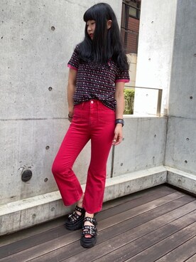 fukuchanさん（レディース・154cm）の夏コーディネート