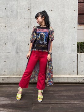 fukuchanさん（レディース・154cm）の夏コーディネート