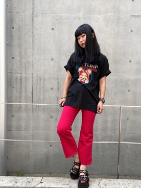 fukuchanさん（レディース・154cm）の夏コーディネート