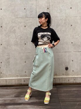 fukuchanさん（レディース・154cm）の夏コーディネート