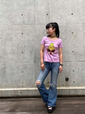 「ヒスミニ」｜fukuchanさん（レディース・154cm）の夏コーディネート