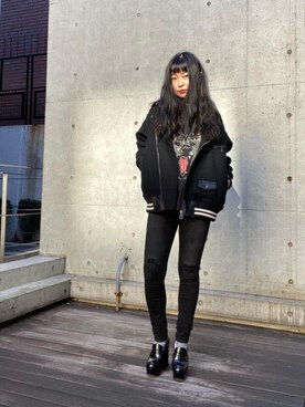 fukuchanさん（レディース・154cm）の冬コーディネート