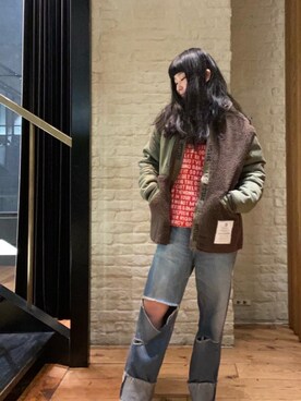 fukuchanさん(レディース・154cm)の冬コーディネート