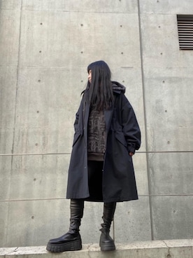 fukuchanさん(レディース・154cm)の冬コーディネート