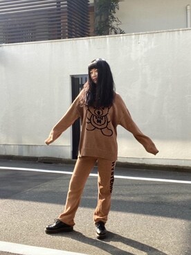 「お部屋コーデ」｜fukuchanさん（レディース・154cm）の冬コーディネート
