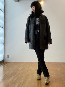 fukuchanさん(レディース・154cm)の冬コーディネート