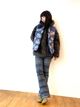 fukuchanさん（レディース・154cm）の冬コーディネート