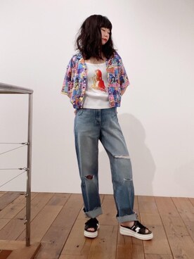 fukuchanさん(レディース・154cm)の春コーディネート