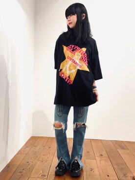 「でにむ」｜「アイテム（その他シューズ）」を使った、fukuchanさん（レディース・154cm）の夏コーディネート