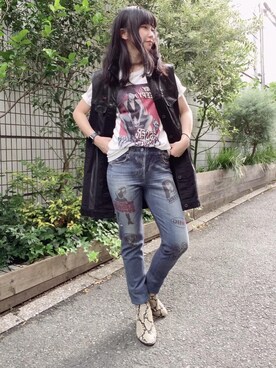 fukuchanさん（レディース・154cm）の夏コーディネート