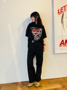 「らふこーで」｜「アイテム（ブーツ）」を使った、fukuchanさん（レディース・154cm）の夏コーディネート