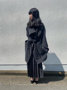 HYSTERIC グレー プリーツスカート HYSTERIC グレー プリーツスカート