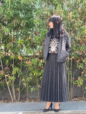 HYSTERIC グレー プリーツスカート HYSTERIC グレー プリーツスカート