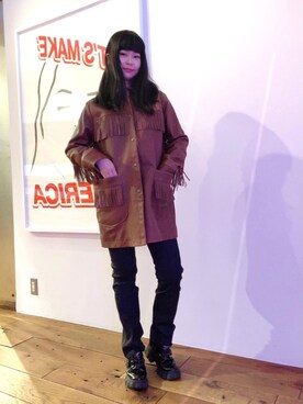 「らふこーで」｜「アイテム（その他シューズ）」を使った、fukuchanさん（レディース・154cm）の秋コーディネート