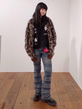 「でにむ」｜「アイテム（その他シューズ）」を使った、fukuchanさん（レディース・154cm）の秋コーディネート