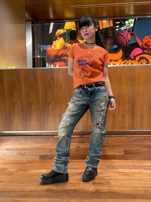 ヒステリックグラマー綿ニット✖️スエットプルオーバー ヒステリックグラマー綿ニット✖️スエットプルオーバー