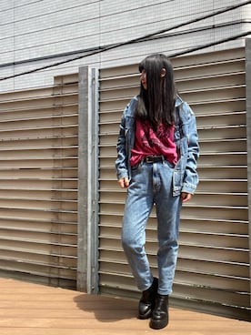 fukuchanさん（レディース・154cm）の春コーディネート