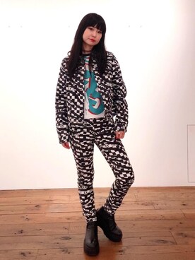 「70'sコーデ」｜「アイテム（ブルゾン）」を使った、fukuchanさん（レディース・154cm）の秋コーディネート