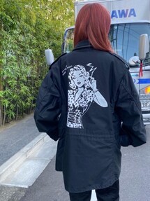 HYS 野口強 AGAINST THE WORLD M65 フィールドジャケット HYSTERIC GLAMOUR（ヒステリックグラマー）の「AGAINST THE