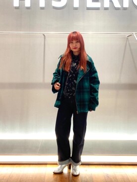「らふこーで」｜「アイテム（ブーツ）」を使った、fukuchanさん（レディース・154cm）の秋コーディネート