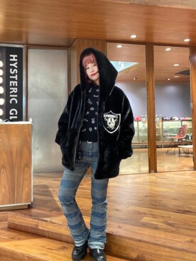 HYSTERIC GLAMOUR（ヒステリックグラマー）の「WOMAN PIRATEアップリケ 