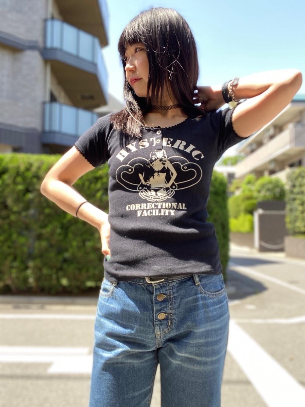 fukuchanさんの「CORRECTIONAL FACILITY チビTシャツ（HYSTERIC GLAMOUR）」を使ったコーディネート