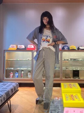 fukuchanさん（レディース・154cm）の夏コーディネート