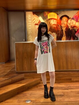 「らふこーで」｜「アイテム（ワンピース/ドレス）」を使った、fukuchanさん（レディース・154cm）の夏コーディネート