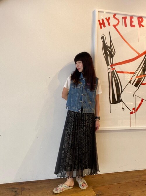 HYSTERIC GLAMOUR（ヒステリックグラマー）の「BAD GIRLS刺繍 カスタム