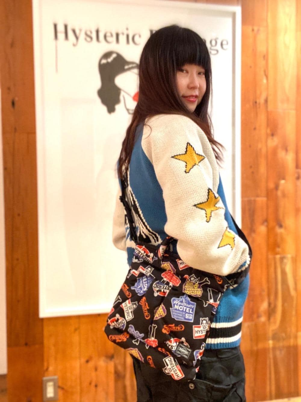 PORTER/CLASSIC STICKERS柄 2WAYミニヘルメットバッグを使った人気